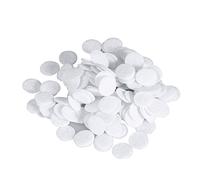 100 pcs nouveaux filtres en coton, tampons ronds de filtrage filtres de nettoyage faciaux écologiques pour Blackhead éliminant la machine de beauté, blanc (10mm)(10mm)