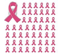 100 PCS Octobre Rose Pins Épingles en Métal Badges avec Boucle Papillon Décoration Épingles de Différentes Couleurs pour Activité de Sensibilisation au RubanRose