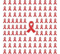 100 PCS - Octobre Rose Pins, Épingles en Polyester Octobre Rose Broche Ruban Cancer du Sein Accessoires de Décoration avec Épingle de Sûreté pour Femme de Bienfaisance