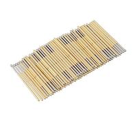 100 pcs P100-E2 test de ressort sondes outils de test de pogo à tête conique de diamètre de 1,5 mm