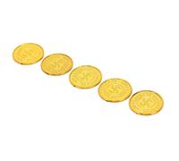 100 Pcs/Pack Nouvelles Puces De Casino De Poker Bitcoin Modèle Bitcoin Plaqué Or Pièces D'or En Plastique Prate Pirate Jeu De Trésor Jetons De Poker