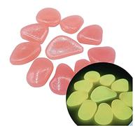 100 Pcs Pierre Lumineuse, Galet Lumineux Cailloux Artificiels Pierres Décoratives dans la Nuit pour Jardin Extérieur Aquarium Passerelles Piscine Chemin Pelouse Cour Pierre D'aménagement (F)