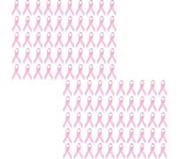 100 PCS Pins Octobre Rose, Ruban Octobre Rose 2026 Avec Boucle Papillon | Pin's Sensibilisation Au Cancer Du Sein, Accessoires Cadeaux Pour Sensibilisation Au Cancer Du Sein