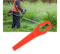 100 Pcs pour Florabest LIDL, RT250 Lames de Coupe en Plastique de Remplacement pour Florabest Grass Trimmer Brush Cutter, Interchangeables (50pcs, Rouge)