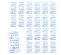 100 Pcs Sachets DéShydratants Absorbeur d'humidité 1g Paquets Gel de silice Sachets, Sachet Deshumidificateur, Anti humidité déshumidificateur pour Vêtements Tiroirs Chaussures Placard