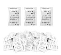 100 Pcs Sachets DéShydratants Absorbeur d'humidité, Déshydratant Gel de Silice, Gel de Silice Sachet anti Humidité,pour absorber l'humidité et les odeurs de moisissure.