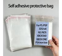 100 PCS Sacs de protection autocollants pour boîtes PS1, PS2, PS3, NS, NS2, PS4, PS5, PSP, PSV, Xbox One, Wii - Anti-poussière et anti-humidité For PS4 Iron Box