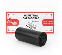 100 pcs. Sacs poubelle 130L (80×110 cm) - Ultra résistants, haute qualité - Usage domestique et industriel