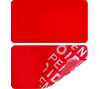 100 pcs - sceau 35 * 20mm rouge sans résidus - étiquettes de fermeture, sceaux de sécurité, sceaux de qualité, sceaux de garantie, étiquettes de sécurité, sceaux de retour, sceaux adhésifs