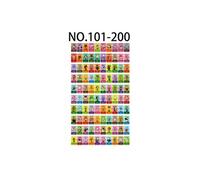 100 PCS Serie 2 Standard Amiibo Cartes pour Animal Crossing Frusde Compatible avec Nintendo Switch - 8,6*5,4cm