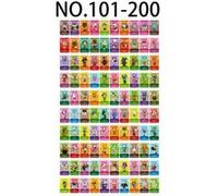 100 PCS Serie 2 Standard Amiibo Cartes pour Animal Crossing Frusde Compatible avec Nintendo Switch - 8,6*5,4cm