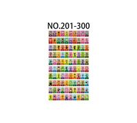 100 PCS Serie 3 Mini Amiibo Cartes pour Animal Crossing Frusde Compatible avec Nintendo Switch - 3*2,2cm