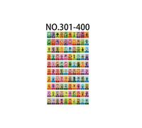 100 PCS Serie 4 Mini Amiibo Cartes pour Animal Crossing Frusde Compatible avec Nintendo Switch - 3*2,2cm