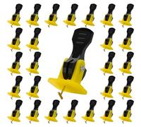 100 Pcs Système de nivellement de carrelage 2mm croisillon carrelage autonivelant kit de nivellement pour carrelage et Mur