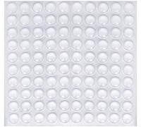 100 Pcs Transparente Pieds Adhésifs Patin Antiderapant Antibruit Butées de Protection en Caoutchouc pour Amortisseurs