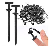 100 PcsSerre Cable Attache Autobloquante, Serre-cables Nylon Universal Cable Tie Buckle, Serre Câbles Nylon, Attaches Autobloquantes Universelles, Boucle Attache Cables pour Réparation Automobile