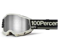 100 Percent Accuri 2 Glow, lunettes miroirs Noir/Blanc Argent Réfléchissant Noir/Blanc Argent Réfléchissant