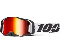 100 Percent ARmatic Caldwell, lunettes miroirs Noir/Blanc Rouge Réfléchissant Noir/Blanc Rouge Réfléchissant