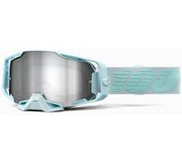 100 Percent Armega Fargo, lunettes miroirs Bleu Clair/Vert Menthe Argent Réfléchissant Bleu Clair/Vert Menthe Argent Réfléchissant