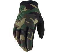 100 Percent Brisker Camo, gants XXL Noir/Vert/Marron Noir/Vert/Marron
