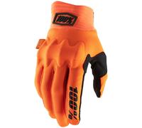 100 Percent Fluorescent Orange/Noir Complet Doigt Homme Taille S Cognito Gants