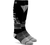 100 Percent Mx Torque, chaussettes S/M Noir/Gris Noir/Gris