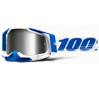 100 Percent Racecraft 2 Isola, lunettes miroirs Bleu/Blanc Bleu Réfléchissant Bleu/Blanc Bleu Réfléchissant