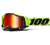 100 Percent Racecraft Mirror Mtb Goggles Jaune néon Taille unique Unisex
