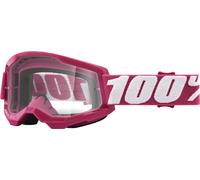 100 Percent Strata 2 Fletcher, lunettes de protection Fuchsia/Blanc Net Fuchsia/Blanc Net