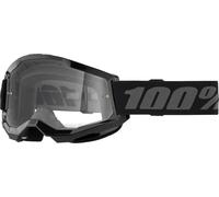 100 Percent Strata 2 S25, lunettes de protection pour jeunes Noir/Gris Net Noir/Gris Net