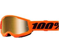 100percent Strata 2 Sunglasses Orange Mirror Gold Lens/CAT3