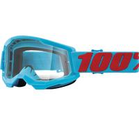 100 Percent Strata 2 Summit, lunettes de protection Bleu Clair/Rouge Net Bleu Clair/Rouge Net