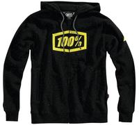100 Percent Syndicate, zip à capuche L Noir/Jaune Noir/Jaune