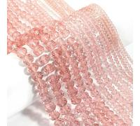 100 perles rondes plates à facettes en cristal, disponibles en 3, 4, 6, 8 et 10 mm, pour la création de bijoux et d'accessoires faits main. Couleur : rouge eau. Diamètre : 4 mm. Environ 100 perles.