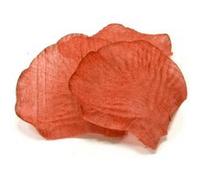 100 pétales de rose tissu corail - hobi dec336cor Rouge G