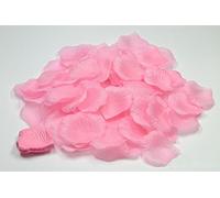 100 petales de Roses en Fibre DE Tissus Compact Plusieurs Coloris pour Deco de Table Mariage (Rose)