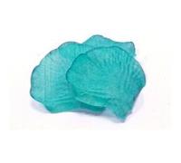 100 pétales en tissu jade - hobi dec336jad Bleu G