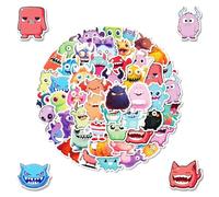 100 Petits Autocollants Monstres, Autocollants Petits Monstres Mignons, Autocollants De Gribouillis, Vinyle Imperméable Autocollants, pour Voiture, Ordinateur Portable, Enfants, Adultes