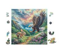 100 Piece Jigsaw Puzzle for Adults Art de Petit Tigre 28x28cm Rainy Day Indoor Activity Perfect for 14+s Teens Adults Family Fun Safe No Burrs Material Gift