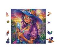 100 Piece Jigsaw Puzzle for Adults avec Boule de Cristal 28x28cm Relaxing Hobby Puzzle Great for Daily Leisure Time Reduce Stress Improve Mood Daily Gift