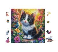 100 Piece Jigsaw Puzzle for Adults Chat 28x28cm Easy Assembly for Beginners Great for 14+s Teens Improve Hands-on Ability Concentration