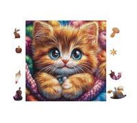 100 Piece Jigsaw Puzzle for Adults Chat 28x28cm Valentine's Day Gift for Couple Fun Bonding Activity Smooth Assembly Leisure Time Together