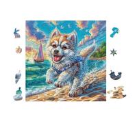 100 Piece Jigsaw Puzzle for Adults Chat avec des Fleurs 28x28cm Easy Assembly for Beginners Great for 14+s Teens Improve Hands-on Ability Concentration