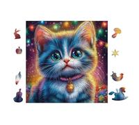 100 Piece Jigsaw Puzzle for Adults Chat with Bell 28x28cm Rainy Day Indoor Activity Perfect for 14+s Teens Adults Family Fun Safe No Burrs Material Gift