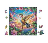 100 Piece Jigsaw Puzzle for Adults HummingOiseau 28x28cm High Difficulty Puzzle for Advanced Players Great for Skill Training Challenge YoursLutin Gift