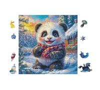 100 Piece Jigsaw Puzzle for Adults Jardin de bambous de Panda 28x28cm Beginner Level Puzzle for New Players Easy Assembly Smooth Experience All Ages Friendly Gift