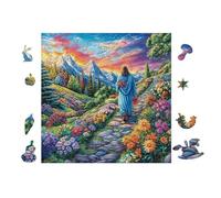 100 Piece Jigsaw Puzzle for Adults Jésus Prie dans Le Jardin 28x28cm Framable Home Decor Artwork HD Clear Details Dust-Free Smooth Assembly Experience No Puzzle Dust