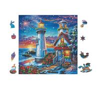 100 Piece Jigsaw Puzzle for Adults LightMaison on Plage Tropicale 28x28cm Holiday Party Activity Perfect for Christmas New Year Gathering Family Friends Fun Timegift