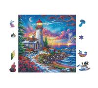 100 Piece Jigsaw Puzzle for Adults LightMaison on Plage Tropicale 28x28cm Holiday Party Activity Perfect for Christmas New Year Gathering Family Friends Fun Timegift