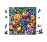 100 Piece Jigsaw Puzzle for Adults Panier de Fruits Garden 28x28cm Easy Assembly for Beginners Great for 14+s Teens Improve Hands-on Ability Concentration